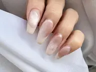 【オフなしの方】◇大人気のワンホンネイル!!◇ベースマグ×フレンチ☆カラー変更OK!