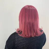 【もっと自由に個性開花】🌷カット＋ダブルカラー🌷(ケアブリーチ)