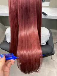 【カラーモデル募集中】ケアブリーチ➕うる艶カラー🩷艶出しトリートメント🎀