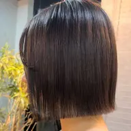 【切りっぱなしボブ　前下がりボブ✨】外ハネでも内巻きでもかわいいスタイル💞