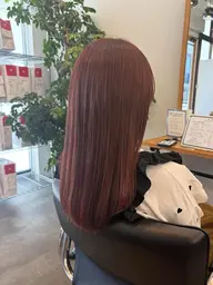 似合わせカット➕ブリーチ無しダブルカラー➕髪質改善トリートメント