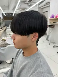 【2回目以降】カット＋前髪縮毛矯正［施術時間90分］最終受付17:00