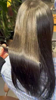 【✨平日限定✨】透明感がある落ち着いたメテオトリートメントカラーと3step トリートメント付き!