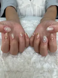 ミニモ限定！【オフ無料フィルイン付き】事前にお写真添付！簡単デザインし放題！パーツ付け放題、埋め込み・3Dアート別途