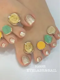 フットワンカラー+足裏角質ケア