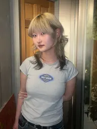 ブリーチリタッチ+オンカラー(胸上) 14時〜