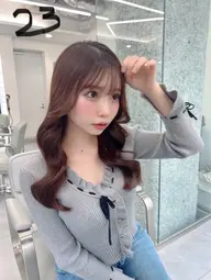 【女性人気No.1✨韓国レイヤーカット+透明感カラー】カット+カラー+トリートメント