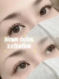 LEDカラーフラットラッシュ🩷 100本✨ナチュラル派はコレ🙋‍♀️