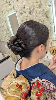 和髪スタイル 着物にピッタリ👘