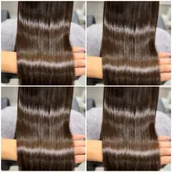 ワンカラー➕✨Aujua2stepトリートメント✨️➕超音波アイロン【髪質改善/ツヤ髪/韓国髪/ロング料金なし】