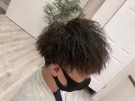 メンズカット+パーマ