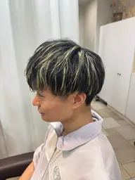 メッシュキャップ【ハイライト】+カット