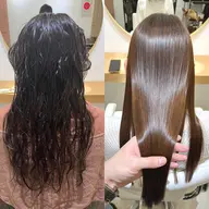 【憧れの艶髪に✨】髪質改善◎艶髪ストレート(縮毛矯正) ¥25000