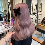 🌼当日予約限定🌼全体ブリーチ+透明感カラー+髪質改善トリートメント+かわいくコテ巻きします💞