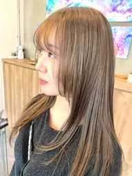 ケアフルブリーチ+カラー+艶トリートメント💇♀️✨こだわりケア込み🧡💜