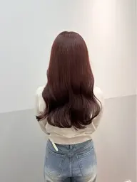 《艶髪コース》カット＋ケアカラー＋synergy髪質改善トリートメント