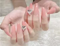 【Hand】チップ長さだし ワンカラーorラメグラデ/パーツ2個