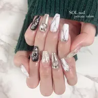 深爪さんも対応💅スカルプ長さ出し+持ち込み画像OK☺︎ジェルアートし放題