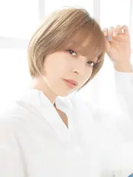 🧡大人気🧡ショートカット×透明感極艶カラー×艶オリジナルトリートメント