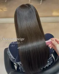 【💡迷ったらこれ♪🎀】🤍カット+髪質改善カラー🪄︎︎#透明感カラー🫧#艶髪✨#赤み消し #くすみカラー🩰