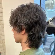 【メンズ人気No.2】波巻きスパイラル＋メンズカット[ミニモ限定]波巻きスパイラル:シャドウパーマ:西葛西