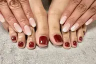 【パラジェル変更OK!!】【👣Foot👣ワンカラーネイル】OFFあり❤️‍🔥カラー変更OK!!!!