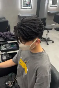 ［🔥ミニモ限定クーポン🔥］メンズカット+フェザーパーマ+スタイリング込み‼️