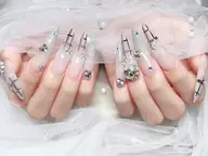 💕Maxチップ長さだし持ち込みデザイン❤️‍🔥パーツつけ放題☆17980→16980