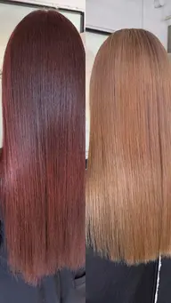 【⭐️リタッチカラー⭐️色鮮やかなブリーチカラー🦋🌹🍀】