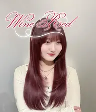 💗ブリーチなしWカラー+超音波アイロン〖ブリーチなし/カラー/新宿〗(ピンクブラウン、ワインレッド、)