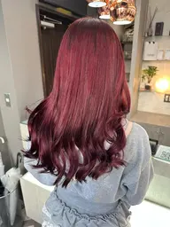 【 福岡Wカラー赤髪 】