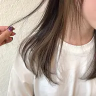 さりげないお洒落。似合わせカット+透明感カラー(デザイン対応)+TR