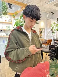 【モデル価格】カット×/ルーズパーマorシャドウパーマモデル U25限定