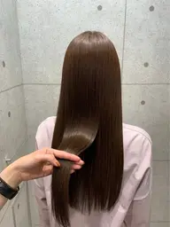 【ミニモ学割】ツヤ感縮毛矯正＋髪質改善キュアエステ