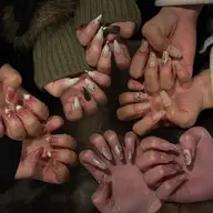 オフ無料➕チップ長さだし➕💟120分10本アートやり放題💟持ち込み画像ok/韓国ネイル/ワンホンネイル