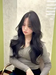 韓国似合わせカット＋透明感カラー