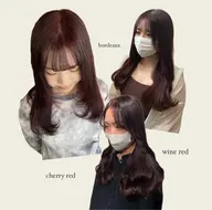 カット+暖色カラー限定クーポン🍒トリートメント付き