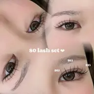 LEDマツエク80本 フラットラッシュ🌟予約リクエストもお待ちしております🙆🏻‍♀️💖