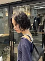 \\4月限定ミニモ価格//【新規&再来】カット+ニュアンスパーマ+クイックトリートメント