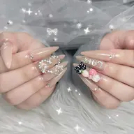 【チップ長さだし】シンプルデザイン4本フリーデザインやり放題💅💖