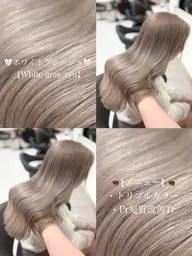 〚❄️人気No.3❄️〛ケア込みトリプルカラー＋髪質改善トリートメント＋炭酸spa🕊️