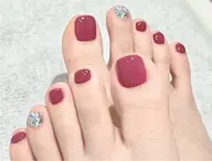 🪽モデル価格【オフ込】フット ワンカラー / ラメ