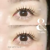 【⠀最新メニュー 】&healthy✨️マツエク×まつ毛パーマ