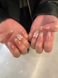 【チップ長さだし】🧲チークマグネットフレンチ🧲新規オフ無料