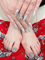 Hand&Foot・set （マグネットワンカラー&ラメグラ）11980オフ別途+500円