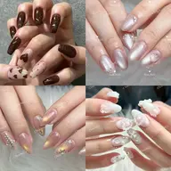 ★期間限定★『チップ長さだし』冬／バレンタインネイル/パーツつけ放題