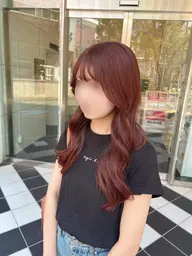 【🌷透明感出したい方おすすめ🌷】ホームケア付🎁カット➕ブリーチ無しダブルカラー🫧