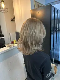 ダブルカラー+超音波トリートメント