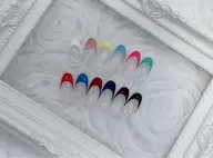 トレーニングクーポン⭐️【オフあり】大人気フレンチ💅クリアベースに12色の中からお選びいただけます🩷