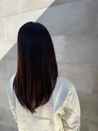 カット+スリムストレート&髪質改善トリートメント（癖は気になるけど矯正はしたくない方にお勧めです）